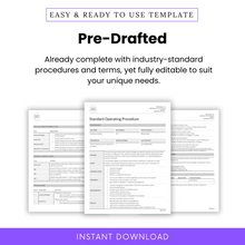 Pre-Drafted SOP Template for Inventory Management and Inventory Auditing – Fully Editable Standard Operating Procedure (SOP) in Word and PDF. Professionally formatted with industry-standard procedures, roles, responsibilities, and definitions. Perfect for warehousing, warehouse inventory, manufacturing, supply chain, and operations management. Customize to fit your business needs. Instant digital download for immediate use.