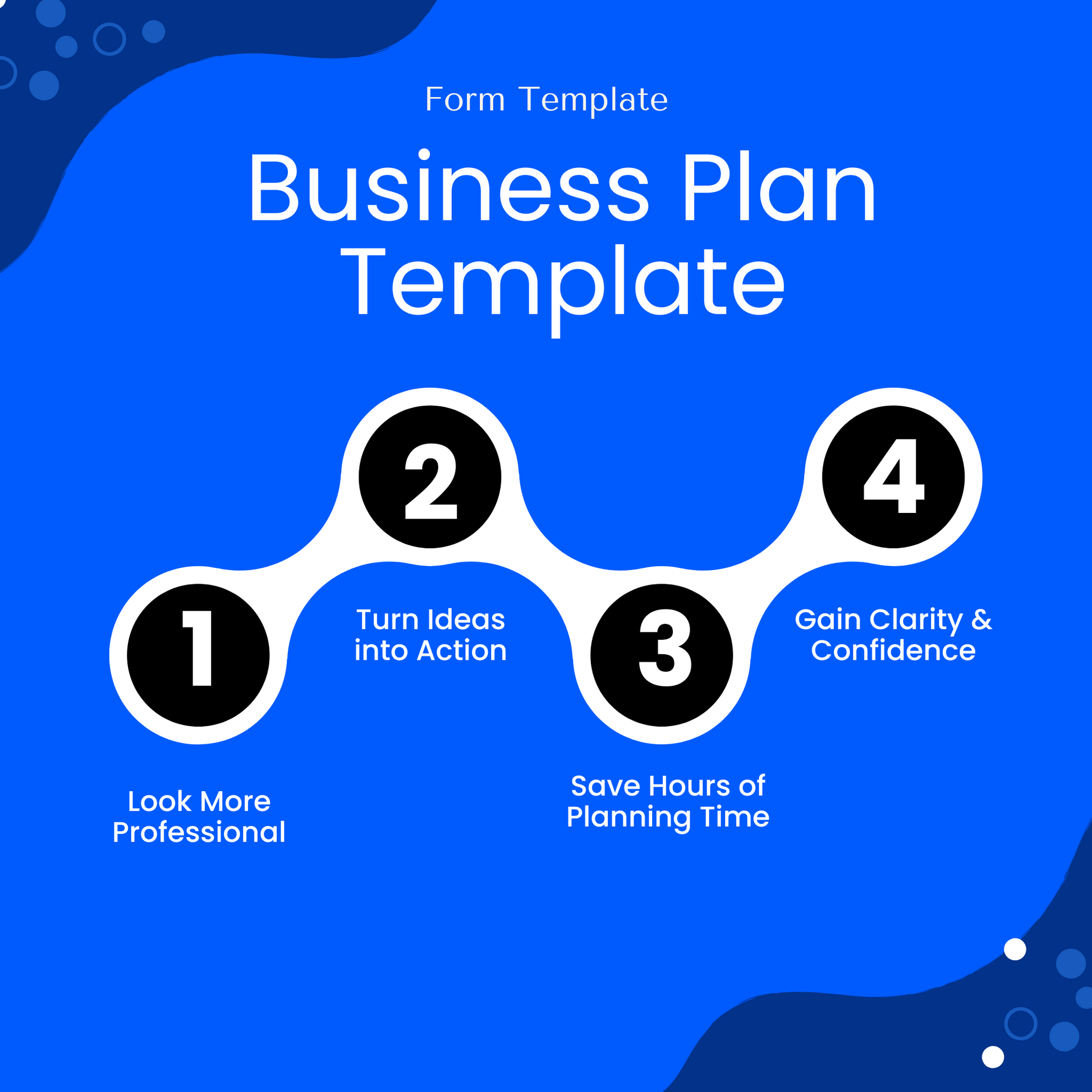 1. Turn Ideas Into Action: Instead of keeping everything in your head, this template helps you organize your thoughts, set goals, and build a real strategy—step by step. 2. Save Hours of Planning Time with built-in prompts and examples. 3. Look Professional to Investors & Partners whether you’re applying for funding, pitching to a partner, or planning a launch. 4. Gain Clarity & Confidence by walking through every key area—marketing, operations, finances, and more.