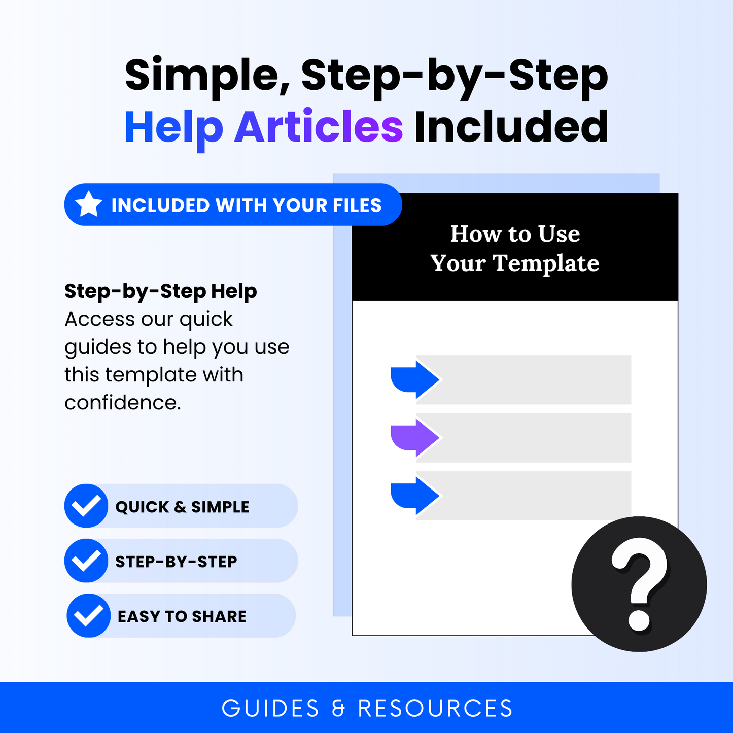 Hiring checklist template with step-by-step help guide, easy instructions for using HR documents, recruitment workflow support, and onboarding preparation guidance