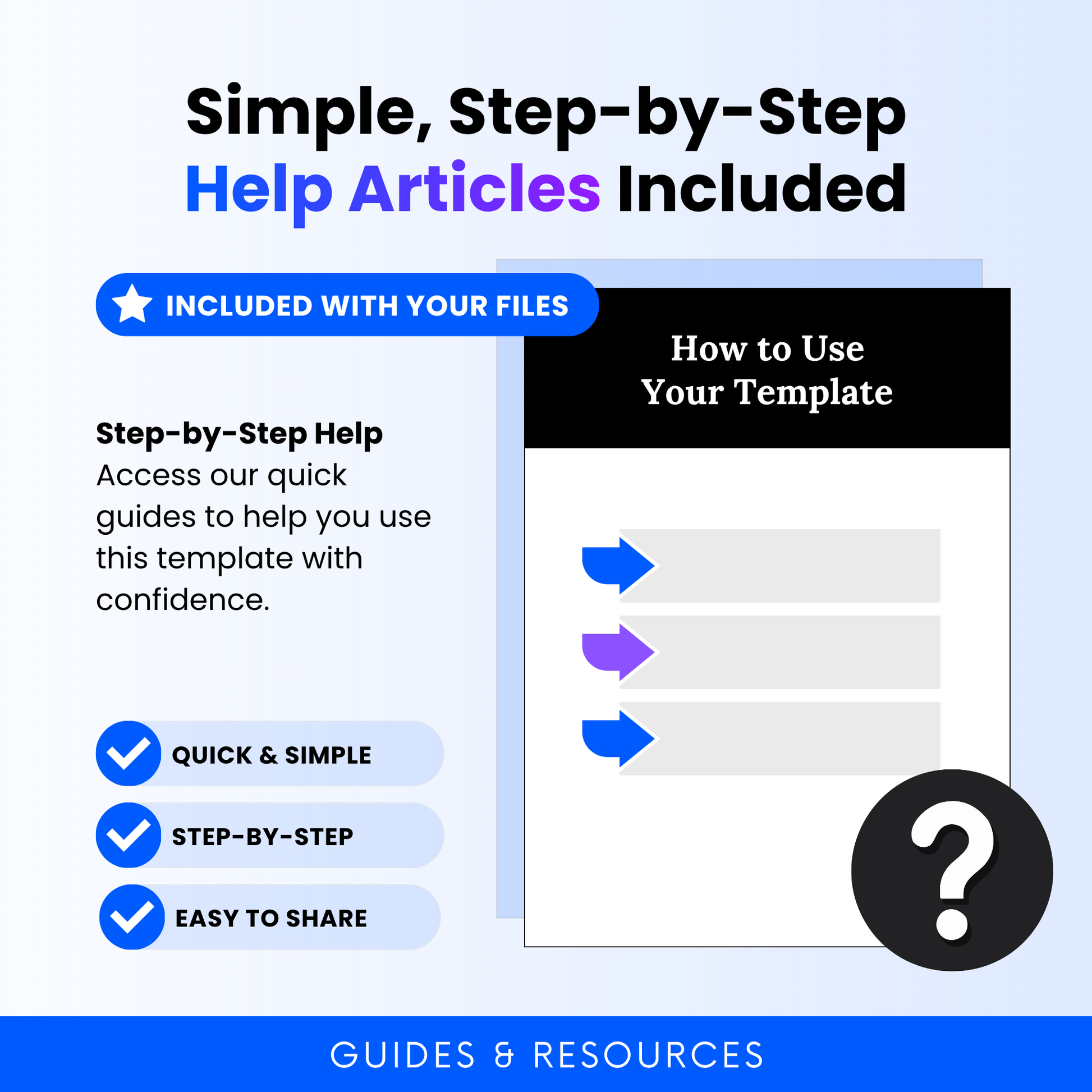 Hiring checklist template with step-by-step help guide, easy instructions for using HR documents, recruitment workflow support, and onboarding preparation guidance
