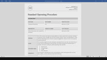 Employee Onboarding SOP Template (Word & PDF)